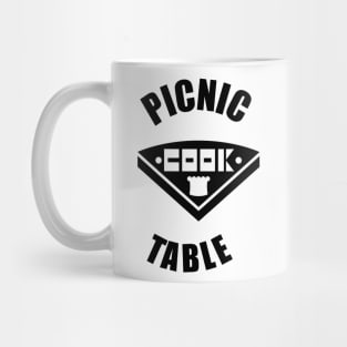 Picnic Table outside cook Mug